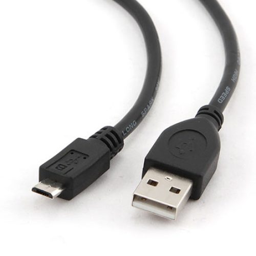 USB 2,0 kabal A-microB 1.8m, GEMBIRD CCP-mUSB…