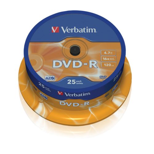 DVD-R, VERBATIM,4,7 GB,16X, spindle 25 kom,MA…