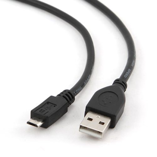 USB 2,0 kabal A-microB 0.5m, GEMBIRD CCP-mUSB…