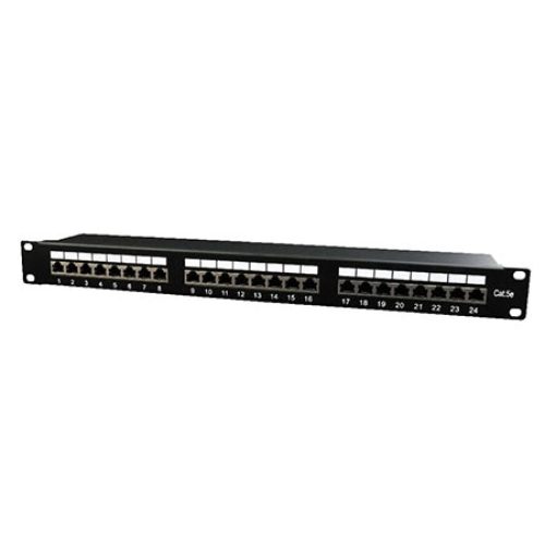 PATCH PANEL 24 PORTA cat.5e, shielded, NPP-C5…