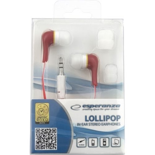 Slušalice ESPERANZA LOLLIPOP In-Ear, Noise d…