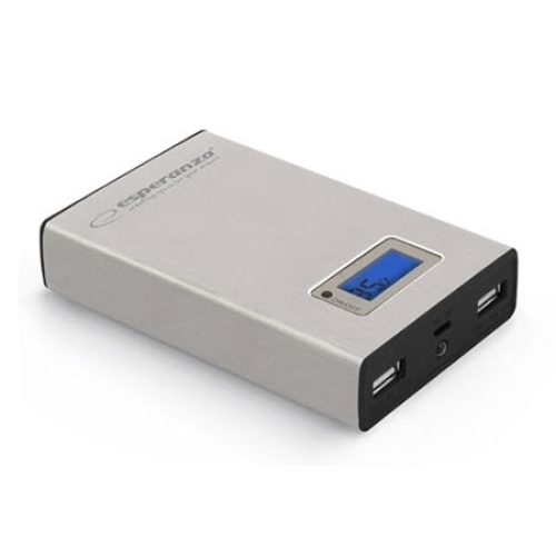 PowerBank ESPERANZA KINETIC, 8400mAh, SILVER,…