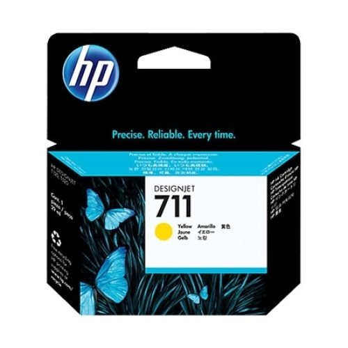 HP Tinta CZ132A Yellow 711 T120 24-in, T520 2…