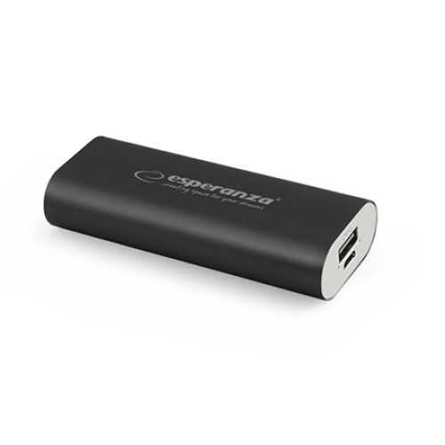 PowerBank ESPERANZA HADRON, 4400mAh, BLACK, E…