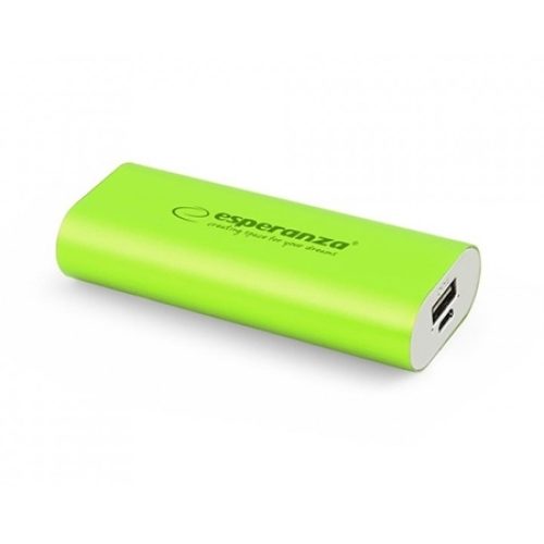 PowerBank ESPERANZA HADRON, 4400mAh, GREEN, E…