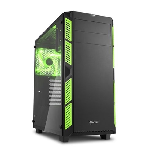 Kućište SHARKOON gaming, AI7000 Glass Green…