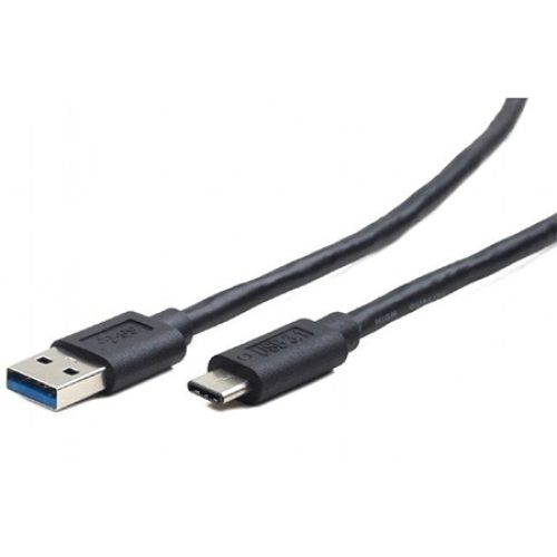 USB 3.0 kabal AM to Type-C AM/CM, 0,5m, BLACK…