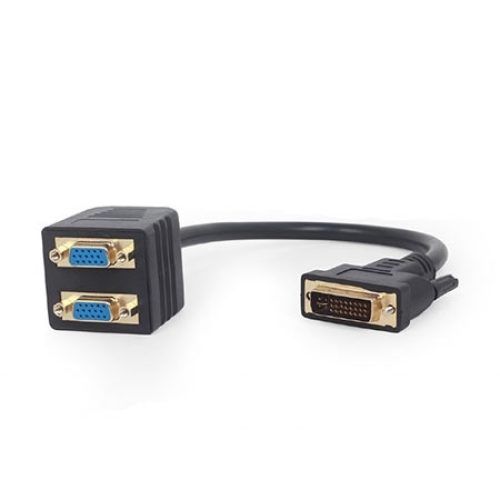 Video splitter Passive DVI-I male to dual VGA…