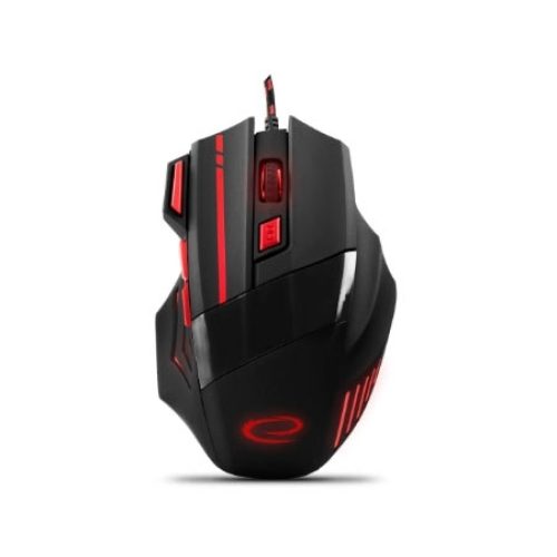 Miš ESPERANZA GAMING WOLF 7D MX201, Red, 240…