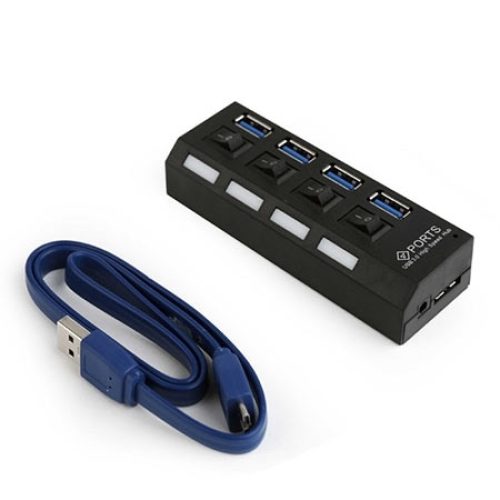 USB 3.0 HUB sa prekidacima GEMBIRD UHB-U3P4-2…