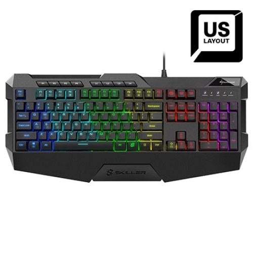 Tastatura RGB SHARKOON gaming SKILLER SGK4, U…