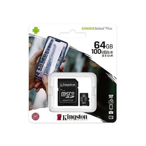 Micro SD card Kingston 64 GB SDHC  SDCS2/64GB…