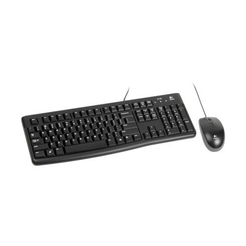 Tastatura + miš LOGITECH MK120, black, USA l…