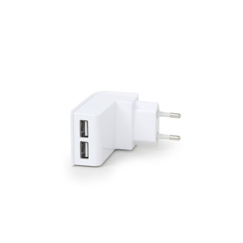 USB punjač GEMBIRD, 2 porta 2,1A, white, EG-…