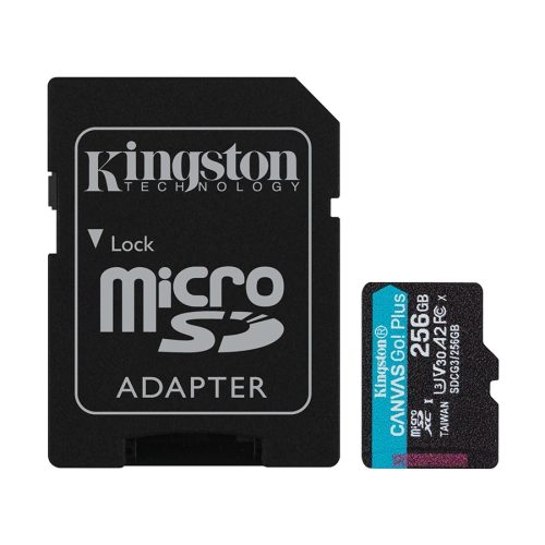 Micro SD card Kingston 256GB CanvasGoPlusr/w …