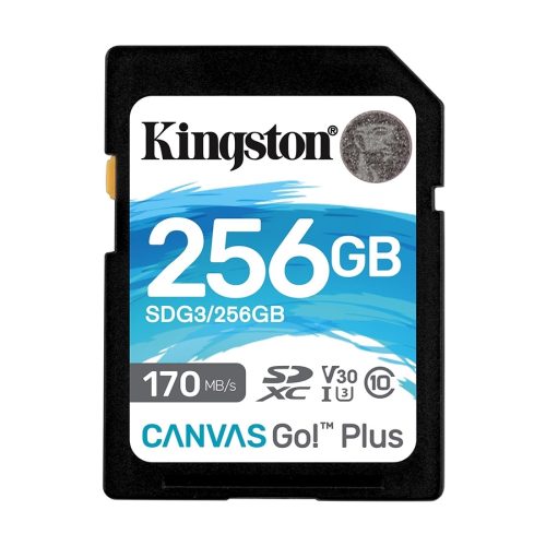 Kingston SD 256GB CanvasGoPlus SDXC;r/w:170/9…