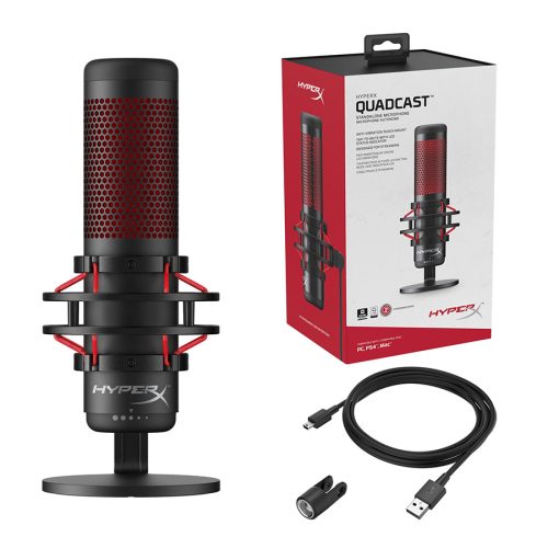 Mikrofon HyperX QuadCast Microphone	 HX-MICQC…