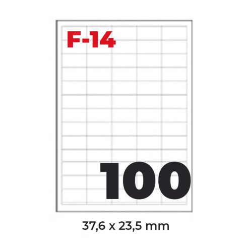 NALJEPNICA 37,6×23,5 FORNAX F-14 ,100/1…