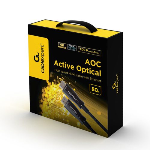 HDMI kabl GEMBIRD, 80m, Active Optical (AOC) …