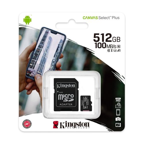 Micro SD card Kingston 512 GB SDHC  SDCS2/512…