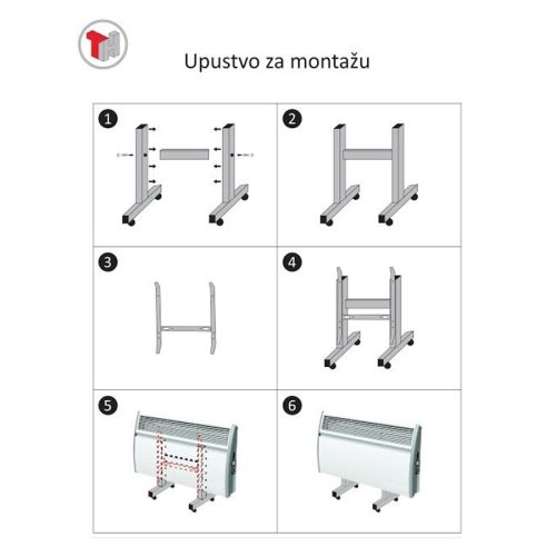 Podni nosač/nogare za konvektor BOSCH EC…