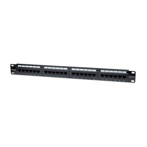 PATCH PANEL, 19”,  24 port RJ45, 1U, Ca…