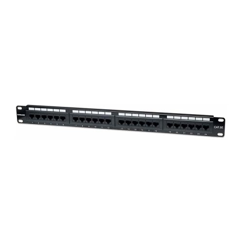 PATCH PANEL, 19”,  24 port RJ45, 1U, Ca…