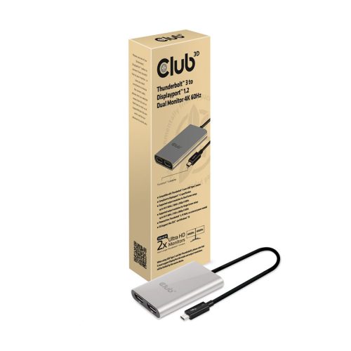 Video adapter Club 3D Thunderbolt 3 to Dual D…