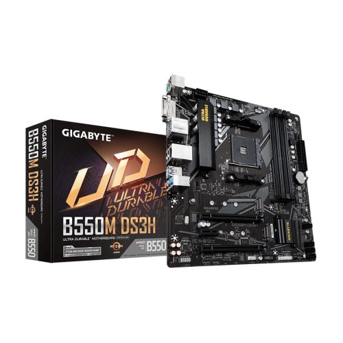 GIGABYTE MB B550M DS3H 1.1 AMD B550, AM4, 4xD…