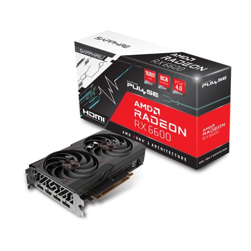 VGA SAPPHIRE PULSE AMD RADEON RX6600 GAMING 8…