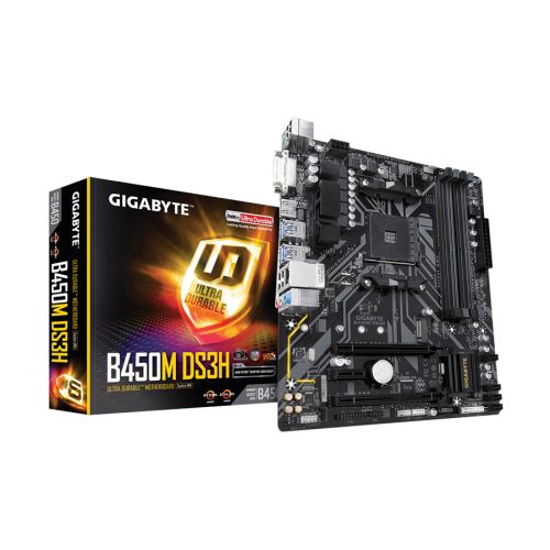 MB GIGABYTE B450M DS3H 1.0, AMD B450, AM4, 4x…