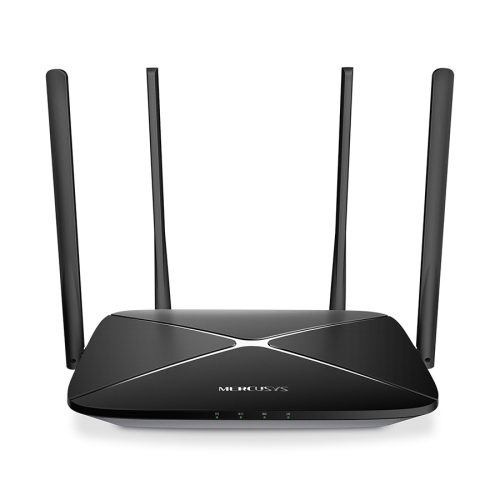 MERCUSYS AC12G AC1300 Dual Band Wireless Router 867Mbps 5GHz 300Mbps 2.4GHz 10/100/1000M WAN 10/100/1000M LAN 4fixed ant