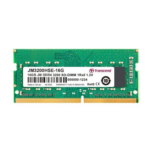 Transcend SO DIMM DDR4 16GB 3200MHz JetRAM TS…