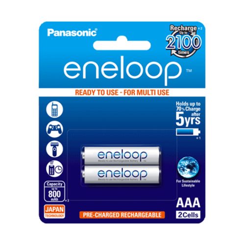 PANASONIC punjive baterije eneloop AAA/2B  2 …