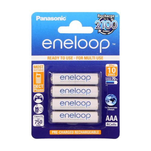 PANASONIC punjive baterije eneloop AAA/4B (BK…