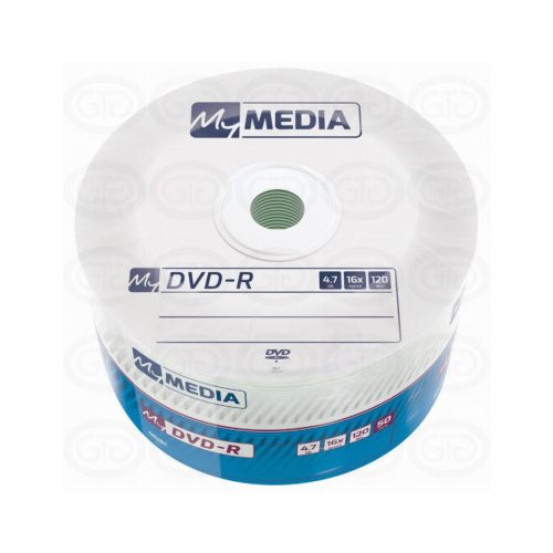 DVD-R,MYMEDIA, 4,7 GB,16X,spindle 50 kom WRAP,69200