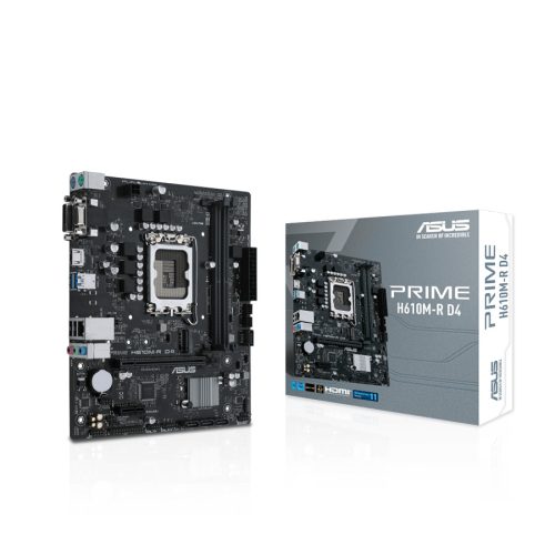 ASUS MB PRIME H610M-R D4-SI Intel H610;LGA170…