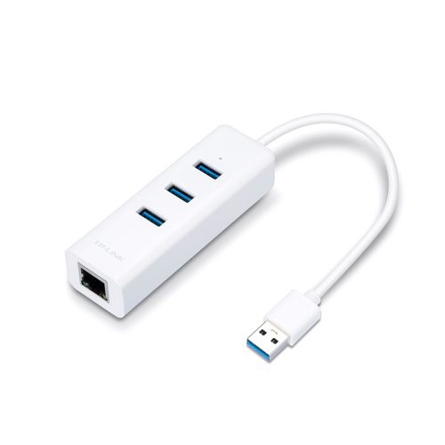 USB to LAN TP-LINK UE330 USB 3.0 3-Port Hub &…