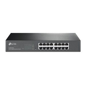 SWITCH TP- LINK TL-SG1016DE 16-Port Gigabit Easy Smart Switch, 16 10/100/1000Mbps RJ45 ports, MTU/Port/Tag-based VLAN, QoS, IGMP Snooping, 1U 13-inch