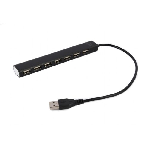 USB HUB 2.0 7-port black, GEMBIRD UHB-U2P7-04…