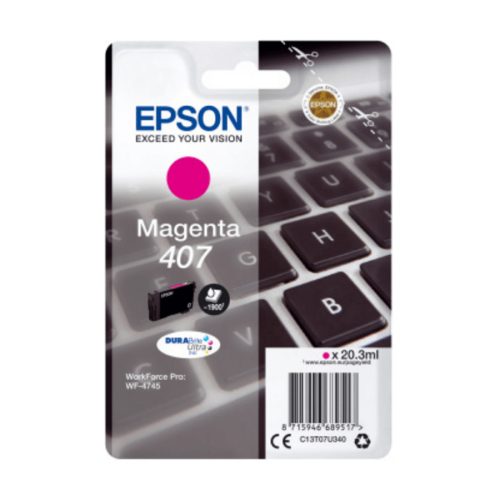 TINTA EPSON WF-4745 L MAGENTA (EPSON 407)…