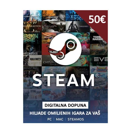 Steam gift card 50€ – Global…