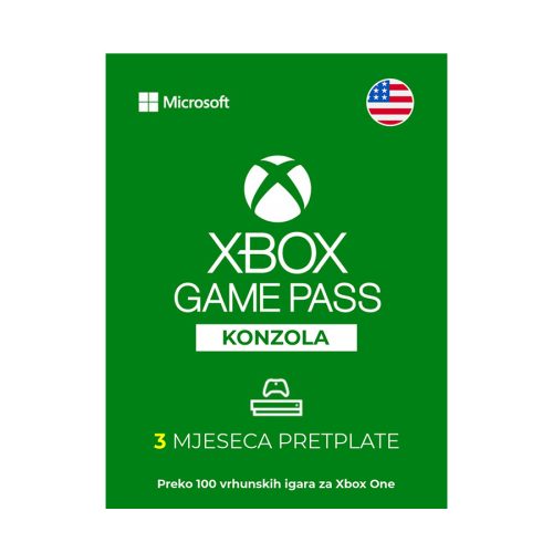 XBOX Live 3 Months – United States…