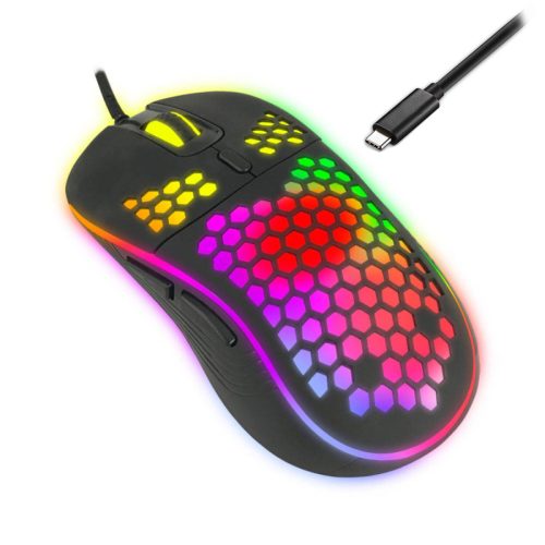 Miš ESPERANZA GAMING 6D RGB ANTEROS Type-C U…