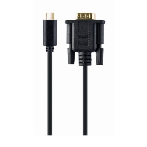 USB adapter Type-C to VGA-M adapter, 2 m, bla…