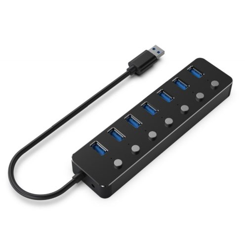 USB HUB 3.1 (Gen 1) 7 port sa prekidacima GEM…