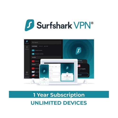 Surfshark VPN – 1 Year Unlimited Devices…