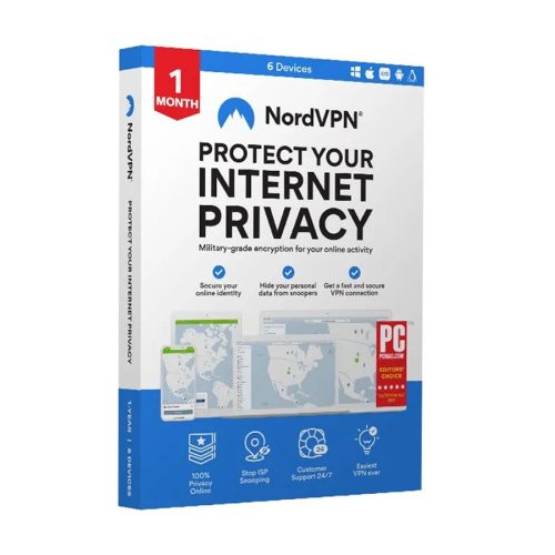 Nord VPN – 6 devices 1 month…