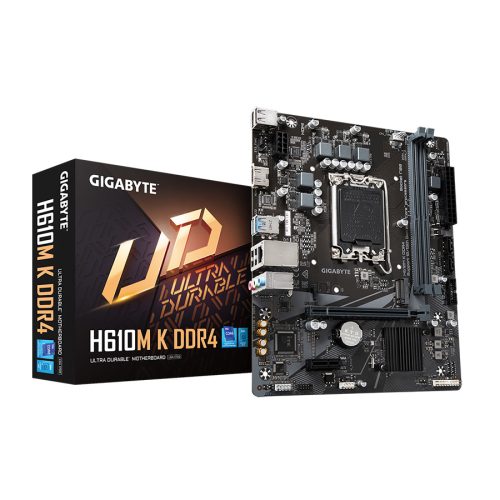 GIGABYTE MB H610M K DDR4 G10, LGA1700, 2xDDR4…