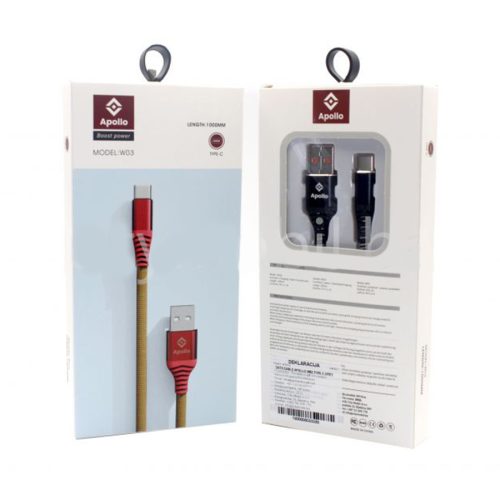 DATA CABLE APOLLO W03 TYPE C GREY…